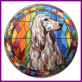 Diamond Painting Afghanischer Windhund