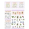 Nagelsticker Set V&ouml;gel (150 Sticker)