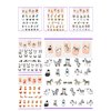 Nagelsticker Set Tiere (150 Sticker)