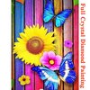 Crystal Diamond Painting Vlinders en bloemen 02