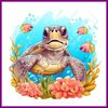 Diamond Painting Schattige Schildpad