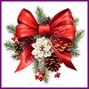 Diamond Painting Kerst Strik