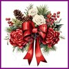 Diamond Painting Kerst Strik