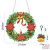 Diamond Painting Weihnachtskranz mit Beleuchtung 003 (Weihnachtsstrumpf)