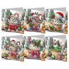 Diamond Painting Weihnachtskarten Set 14 (6 St&uuml;ck)