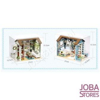 Miniatuur Zelfbouw Huisje &quot;Holiday Times&quot; (Kerst)