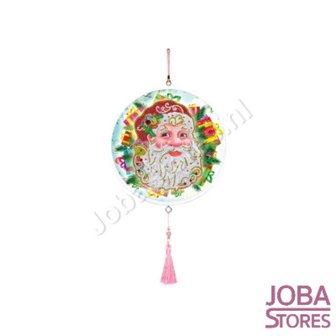 Diamond Painting Wandornament Kerst (Kerstman)