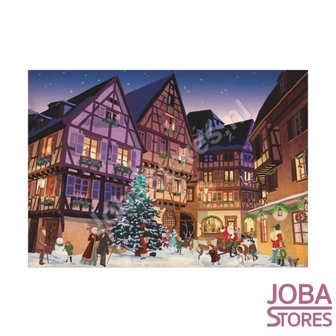 Puzzle Vintage Weihnachtsdorf (1000 St&uuml;ck, 44x67cm)