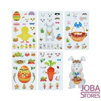 Sticker Fun Sticker Set Ostern (5 St&uuml;ck)