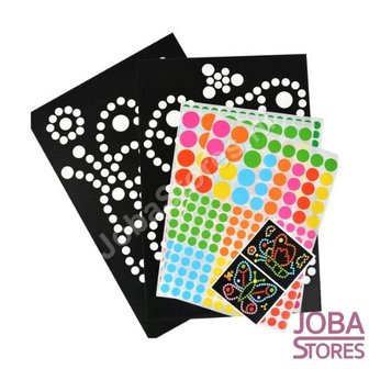 Sticker Fun Sticker Set Dots (6 St&uuml;ck)