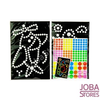 Sticker Fun Sticker Set Dots (6 St&uuml;ck)