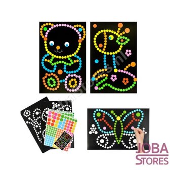 Sticker Fun Sticker Set Dots (6 St&uuml;ck)