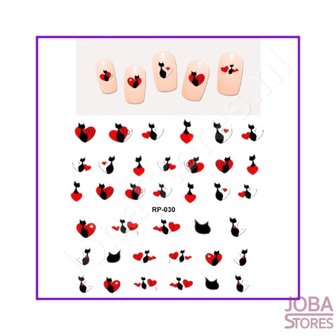 Nail Sticker Set Paws (6 Blatt)