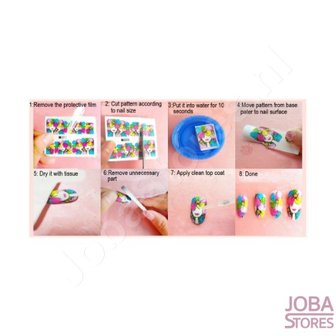 Nail Sticker Set Paws (6 Blatt)