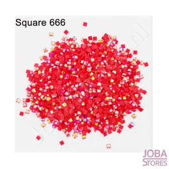 Diamond Painting Spezialsteine ​​Square 666 (20 Gramm / + - 2500 St&uuml;ck)