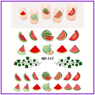 Nagelsticker Set Obst (150 Sticker)