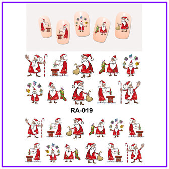 Nagelsticker Set Santas (150 Sticker)