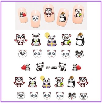 Nagelsticker Set Tiere (150 Sticker)