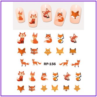 Nagelsticker Set Tiere (150 Sticker)