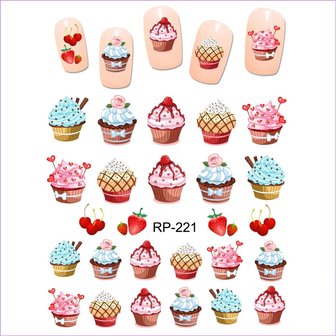 Nagelsticker Set Sweets (150 Sticker)