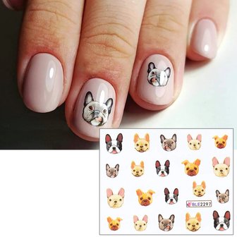 Nagelsticker Set Hunde (220 Sticker)