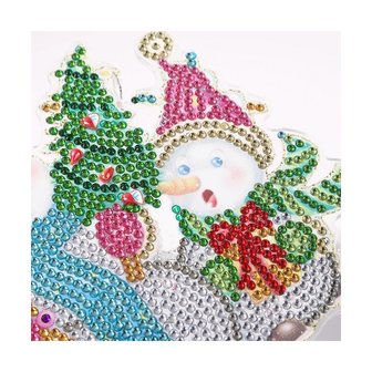 Diamond Painting Christmas Hanging Ornament 01 20cm (Schneem&auml;nner)