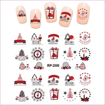 Nagelsticker Set Weihnachten 03 (6 Blatt)