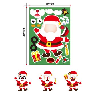 Sticker Fun Sticker Set Weihnachten (8 St&uuml;ck)