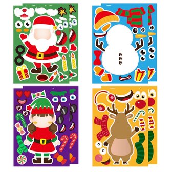 Sticker Fun Sticker Set Weihnachten (8 St&uuml;ck)