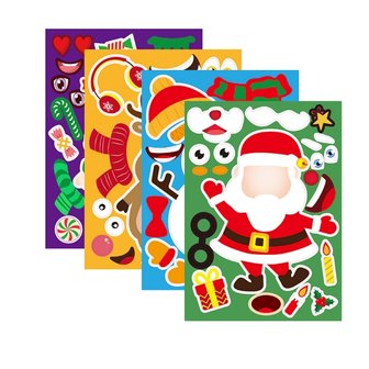 Sticker Fun Sticker Set Weihnachten (8 St&uuml;ck)