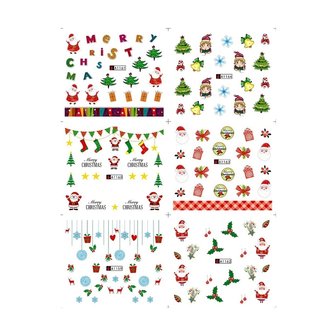 Nagelsticker Set Weihnachten 02 (12 Blatt)