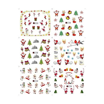 Nagelsticker Set Weihnachten 02 (12 Blatt)