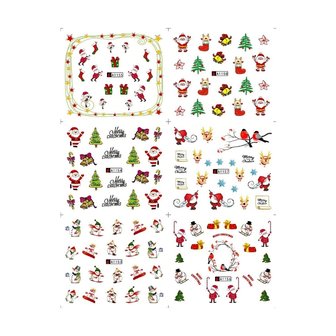 Nagelsticker Set Weihnachten 02 (12 Blatt)