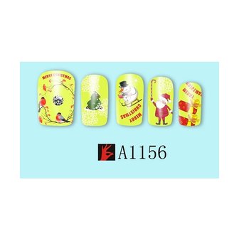 Nagelsticker Set Weihnachten 02 (12 Blatt)