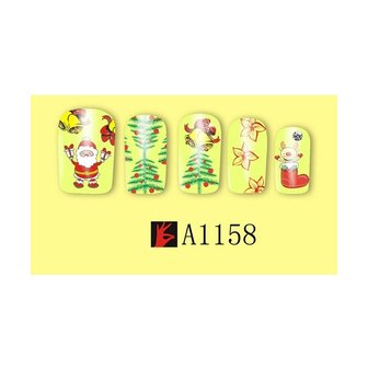 Nagelsticker Set Weihnachten 02 (12 Blatt)