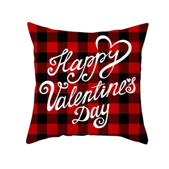 Dekorativer Kissenbezug Happy Valentines Day 06 (45cm) - Valentinstag TIPP
