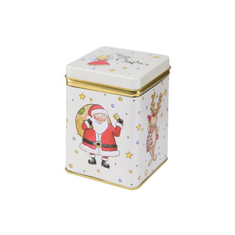 Goebel - Weihnachten | Teedose Ich liebe Weihnachten | Metall, 10 cm, Aufbewahrungsbox