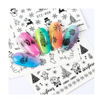 Nagelsticker-Set Weihnachten 04 (30 Blatt)