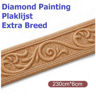 Diamond Painting Klebeliste auf Rolle breit kupfer (230x5cm)