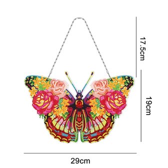 Diamond Painting Hanging Ornament Schmetterling (30cm)