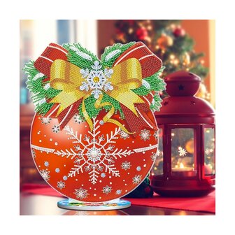 Diamond Painting Stehende Weihnachtskugel (30cm)