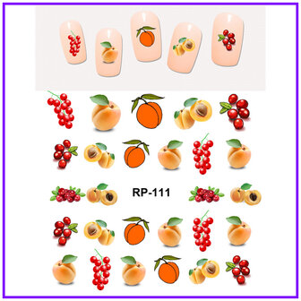 Nagelsticker-Set Fruit 02 (150 Sticker)