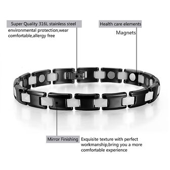 Magnetisches Stahlarmband (Damen) Indy