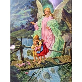Diamond Painting Engel met kinderen
