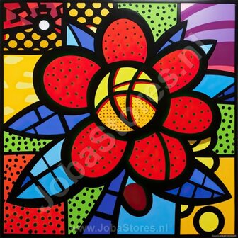Diamond Painting Bonte Bloemen