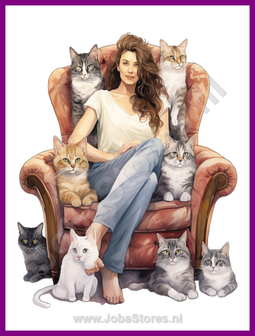 Diamond Painting Crazy Cat Lady