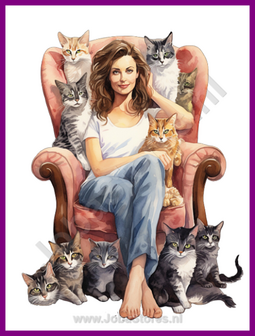 Diamond Painting Crazy Cat Lady