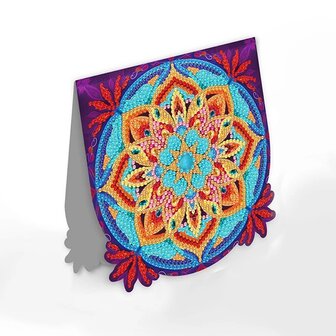 Diamond Painting Gru&szlig;karten-Set Mandala (8 Karten)