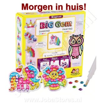 Diamond Painting Kinderpaket 01 (12 Sticker + 2 Anh&auml;nger)