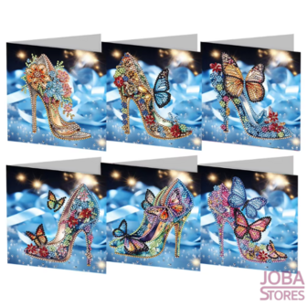 Diamond Painting Gru&szlig;karten Set 01 - Hohe Abs&auml;tze